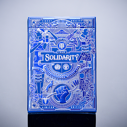 Solidarity (Navy Blue) Playing Cards By Riffle Shuffle-Playing Cards-Wondercraft