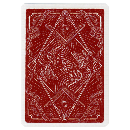 Sons of Liberty - Patriot Red by Art of Play-Playing Cards-Wondercraft