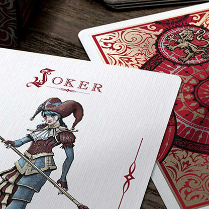 Sovereign STD Red-Playing Cards-Wondercraft