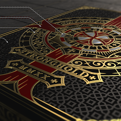 Stronghold Crimson Special Edition Playing Cards-Playing Cards-Wondercraft