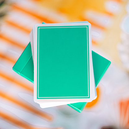 Summer NOC Pro Sunrise (Teal) Playing Cards-Playing Cards-Wondercraft