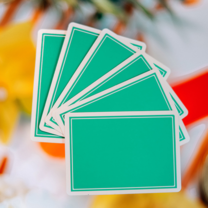 Summer NOC Pro Sunrise (Teal) Playing Cards-Playing Cards-Wondercraft