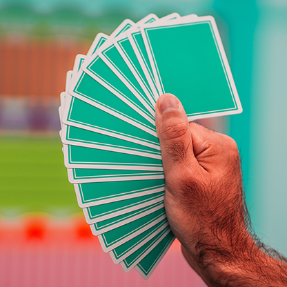 Summer NOC Pro Sunrise (Teal) Playing Cards-Playing Cards-Wondercraft