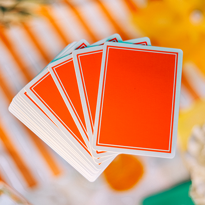 Summer NOC Pro Sunset (Orange) Playing Cards-Playing Cards-Wondercraft