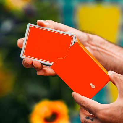 Summer NOC Pro Sunset (Orange) Playing Cards-Playing Cards-Wondercraft