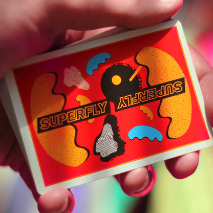 Superfly Butterfingers Red Playing Cards by Gemini-Playing Cards-Wondercraft
