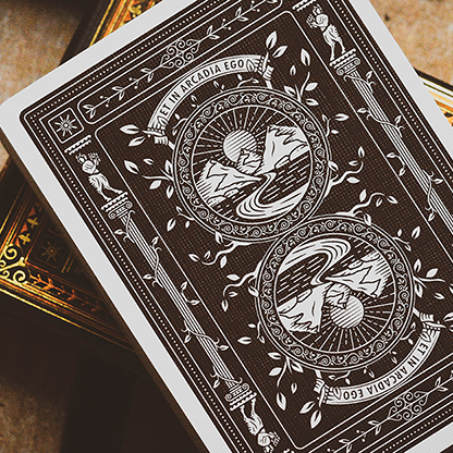 The Arcadia Signature Edition (Brown) Playing Cards by Arcadia Playing Cards-Playing Cards-Wondercraft