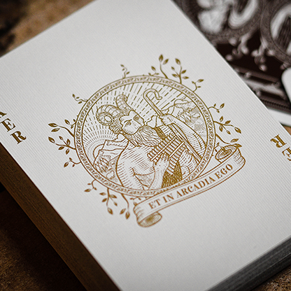 The Arcadia Signature Edition (Brown) Playing Cards by Arcadia Playing Cards-Playing Cards-Wondercraft