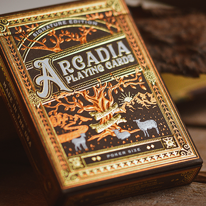The Arcadia Signature Edition (Brown) Playing Cards by Arcadia Playing Cards-Playing Cards-Wondercraft