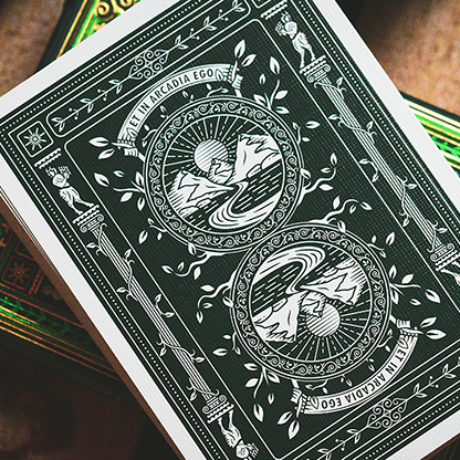 The Arcadia Signature Edition (Green) Playing Cards by Arcadia Playing Cards-Playing Cards-Wondercraft