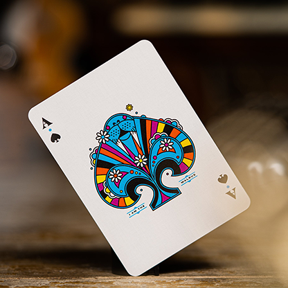 The Beatles (Orange) Playing Cards-Playing Cards-Wondercraft