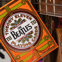 The Beatles (Orange) Playing Cards-Playing Cards-Wondercraft