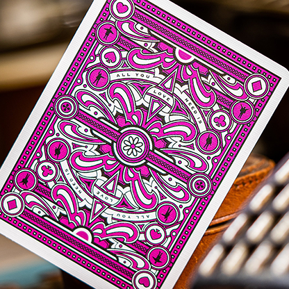 The Beatles (Pink) Playing Cards-Playing Cards-Wondercraft