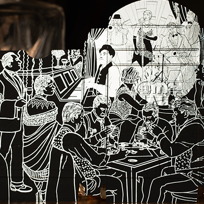 The Grand Silver Allure Playing Cards by Riffle Shuffle-Playing Cards-Wondercraft