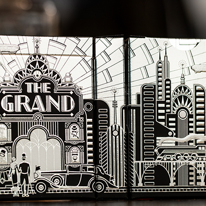 The Grand Silver Allure Playing Cards by Riffle Shuffle-Playing Cards-Wondercraft