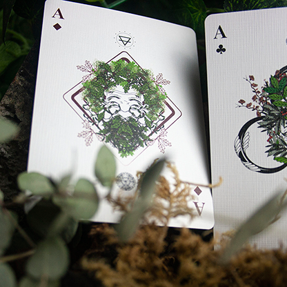 The Green Man Playing Cards (Spring) by Jocu-Playing Cards-Wondercraft