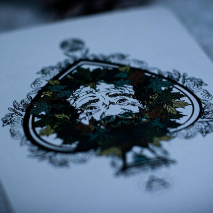 The Green Man Playing Cards (Winter) by Jocu-Playing Cards-Wondercraft