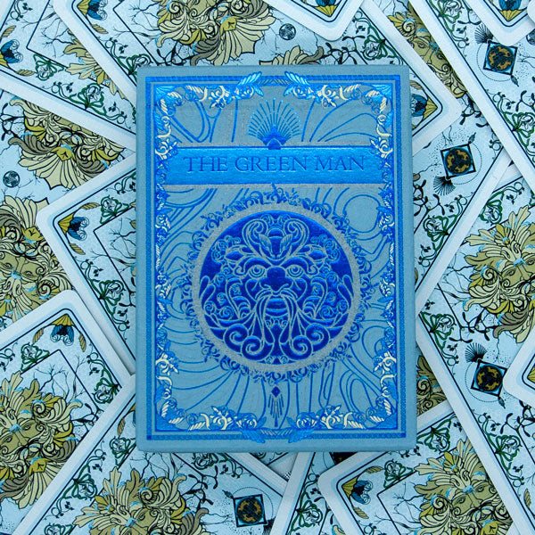 The Green Man Playing Cards (Winter) by Jocu-Playing Cards-Wondercraft
