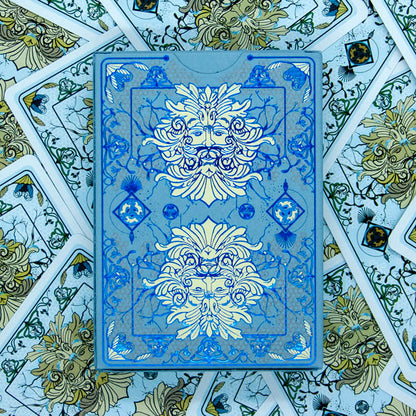 The Green Man Playing Cards (Winter) by Jocu-Playing Cards-Wondercraft