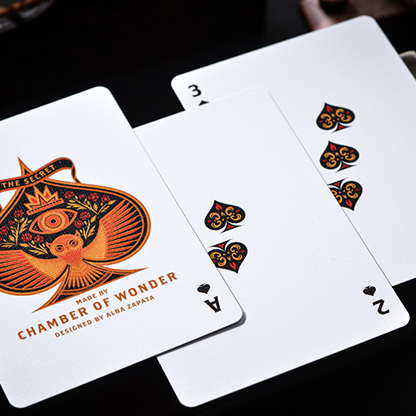 The Secret (Scarlet Edition) Playing Cards by Chamber of Wonder-Playing Cards-Wondercraft