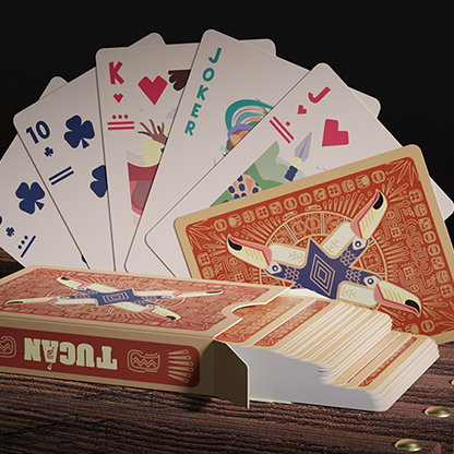 Tucan Playing Cards (Cinnamon Back)-Playing Cards-Wondercraft