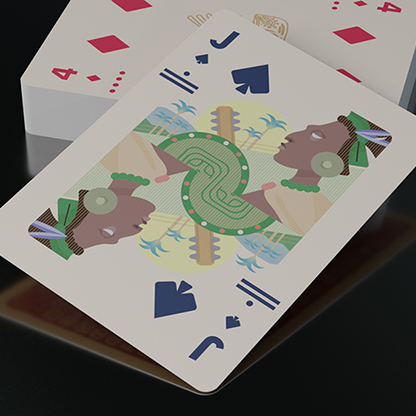 Tucan Playing Cards (Cinnamon Back)-Playing Cards-Wondercraft