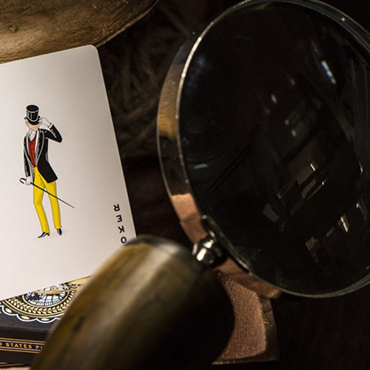 Tycoon Playing Cards (Black) by theory11-Playing Cards-Wondercraft