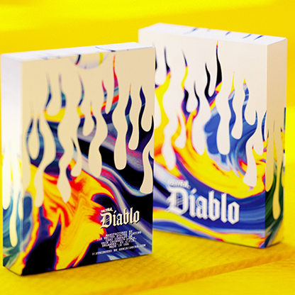 Ultra Diablo Blue Playing Cards by Gemini-Playing Cards-Wondercraft