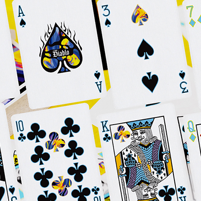Ultra Diablo Blue Playing Cards by Gemini-Playing Cards-Wondercraft