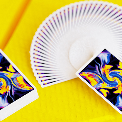 Ultra Diablo Blue Playing Cards by Gemini-Playing Cards-Wondercraft