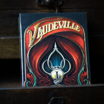 Vaudeville - The Blue Crown-Playing Cards-Wondercraft
