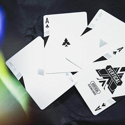 Vertical (Black) Playing Cards-Playing Cards-Wondercraft