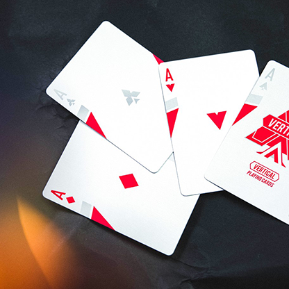 Vertical (Red) Playing Cards-Playing Cards-Wondercraft
