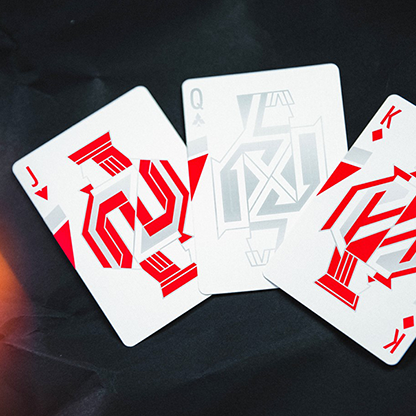 Vertical (Red) Playing Cards-Playing Cards-Wondercraft