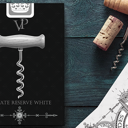 Vintage Label Playing Cards (Private Reserve White) by Craig Maidment-Playing Cards-Wondercraft