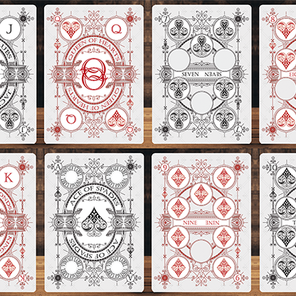 Vintage Label Playing Cards (Private Reserve White) by Craig Maidment-Playing Cards-Wondercraft