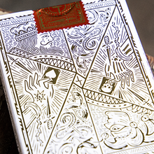 White Gold Edition Playing Cards by Joker and the Thief-Playing Cards-Wondercraft
