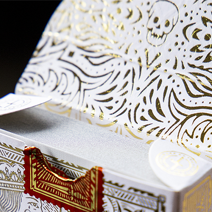 White Gold Edition Playing Cards by Joker and the Thief-Playing Cards-Wondercraft