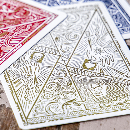 White Gold Edition Playing Cards by Joker and the Thief-Playing Cards-Wondercraft