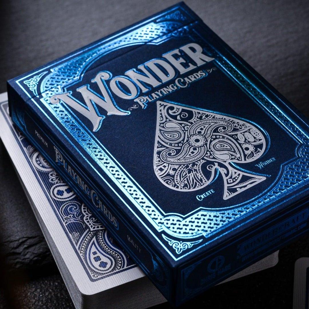 Wonder Playing Cards - Blue-Playing Cards-Wondercraft